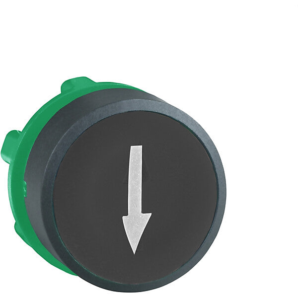 Schneider Electric Drucktaster flach,sw,Pfeil hoch ZB5AA335